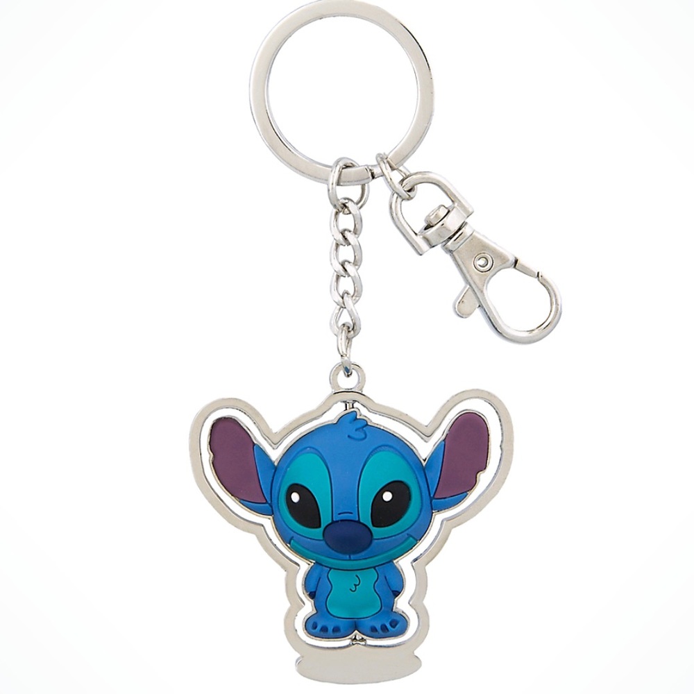 Disney parks spinning stitch keychain